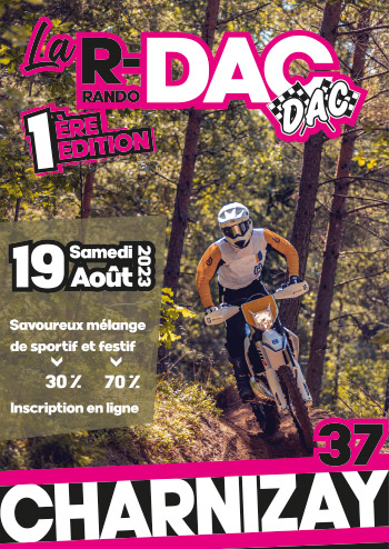 Affiche R-DAC Enduro Charnizay